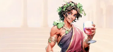 Smiling god with a glass of wine — Fortunica weekend reload bonus