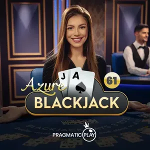 Azure Blackjack live dealer game at Fortunica Casino