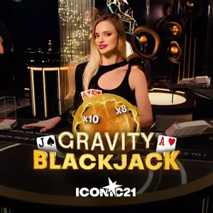 Gravity Blackjack live dealer game at Fortunica Casino