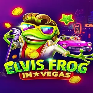 Elvis Frog in Vegas slot at Fortunica Casino